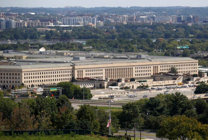 © Reuters. The Pentagon is shown in Arlington, Virginia