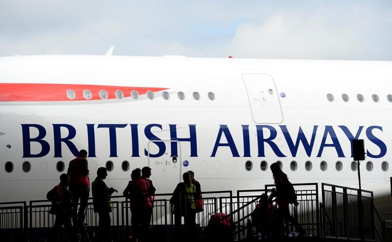 © Reuters. British  Airways lanza nuevo fondo de pensiones para contener déficit de plan actual