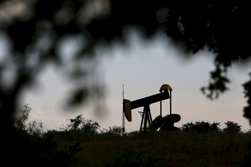 © Reuters. Нефтяной насос в Техасе