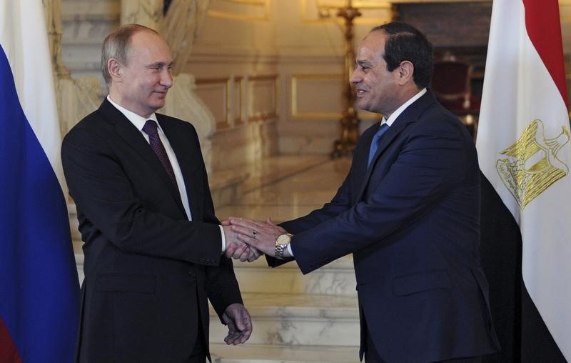 © Reuters. مصادر: توقيع عقود محطة الضبعة النووية خلال زيارة بوتين لمصر