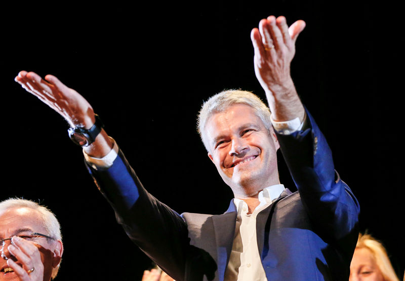 © Reuters. WAUQUIEZ ÉLU À LA TÊTE DE LR, PREMIER PARI RÉUSSI