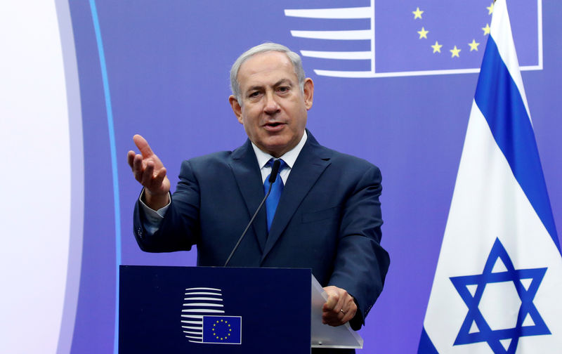 © Reuters. Netanyahu busca que la UE siga los pasos de Trump sobre Jerusalén