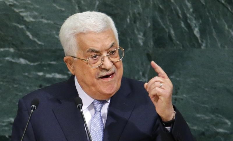 © Reuters. Presidente palestino, Mahmoud Abbas, durante pronunciamento na sede da ONU em Nova York