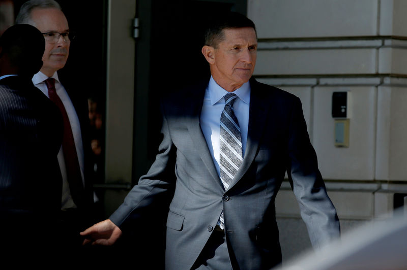 © Reuters. Former U.S. National Security Adviser Michael Flynn departs after a plea hearing at U.S. District Court, in Washington