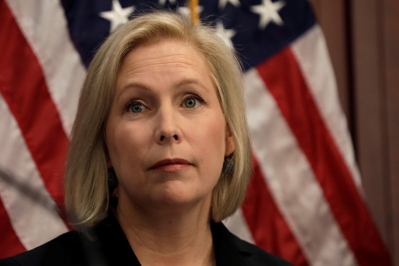 © Reuters. Kirsten Gillibrand durante entrevista em Washington