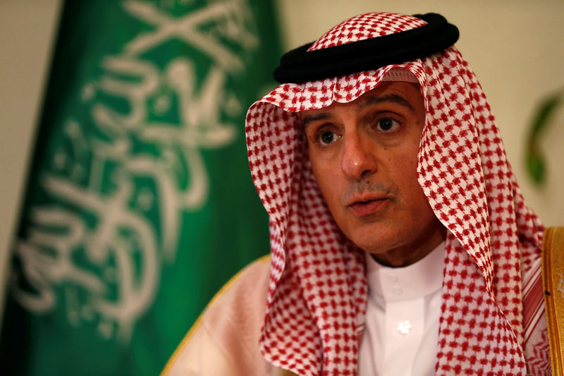 © Reuters. وزير الخارجية السعودي: خطة أمريكا للسلام لم تكتمل لكن المساعي جادة