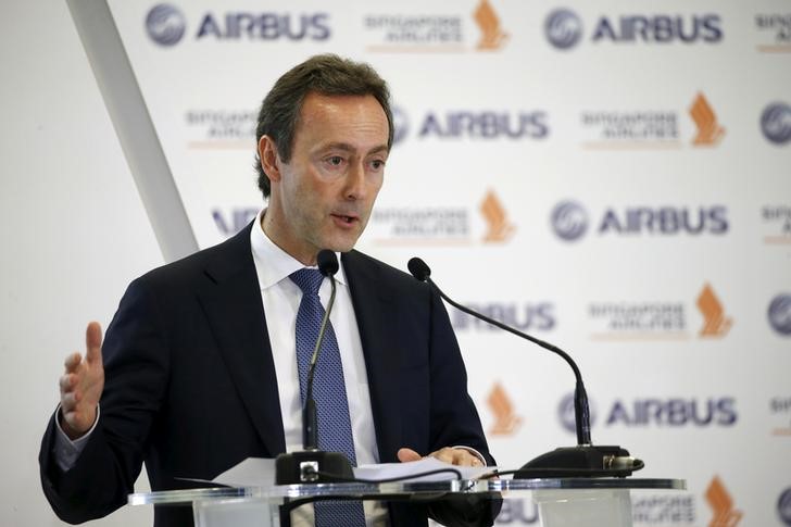 © Reuters. Airbus confirma cambios profundos en la dirección de la empresa