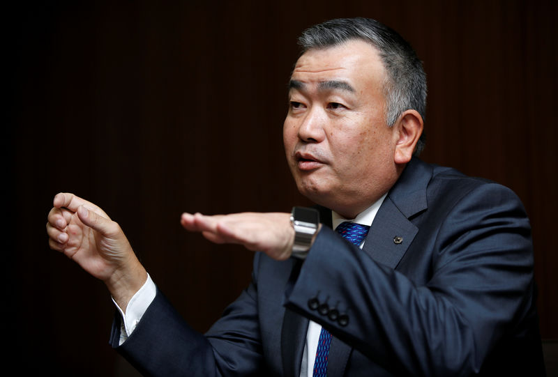 © Reuters. Yamato Transport Co. President and Chief Executive Officer Yutaka Nagao speaks during an interview with Reuters in Tokyo
