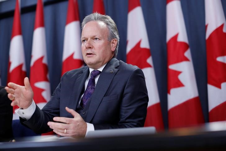 © Reuters. Bank of Canada Governor Stephen Poloz speaks during a news conference in Ottawa