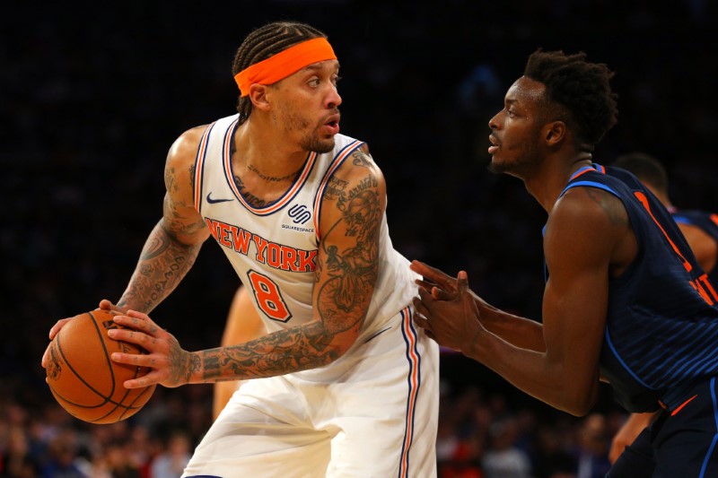 © Reuters. NBA: Oklahoma City Thunder at New York Knicks