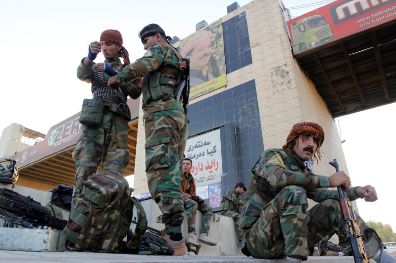 © Reuters. السلطات الكردية تقول إن القوات العراقية تستعد لشن هجوم والعراق ينفي