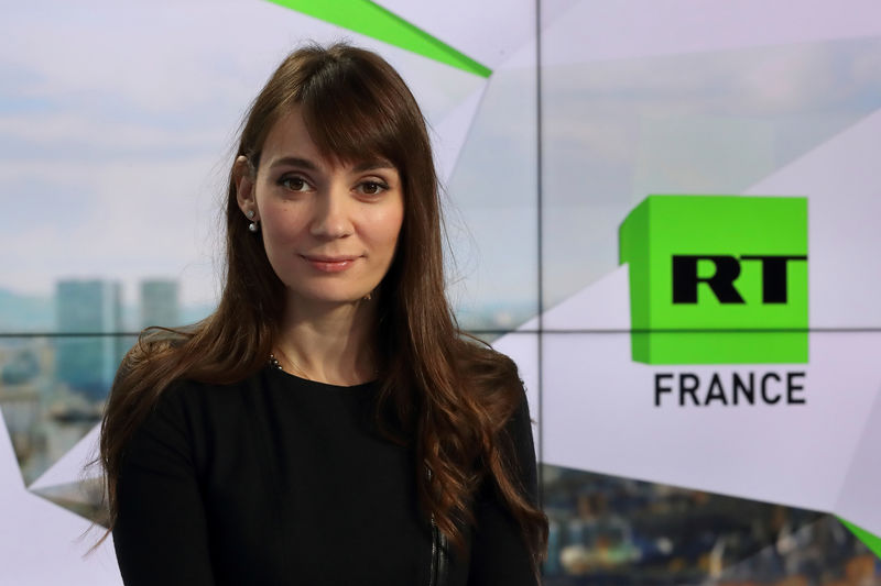 © Reuters. شبكة تلفزيونية روسية يدعمها الكرملين تطلق قناة إخبارية باللغة الفرنسية