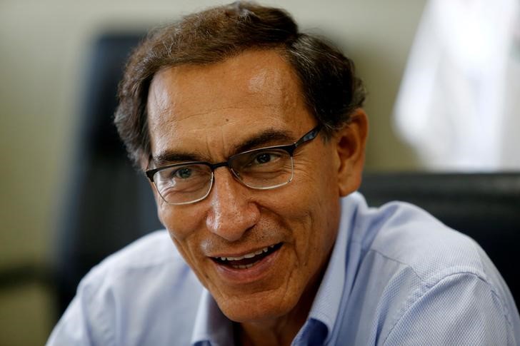 © Reuters. Vice-presidente do Peru, Martin Vizcarra, durante entrevista com a Reuters em Lima