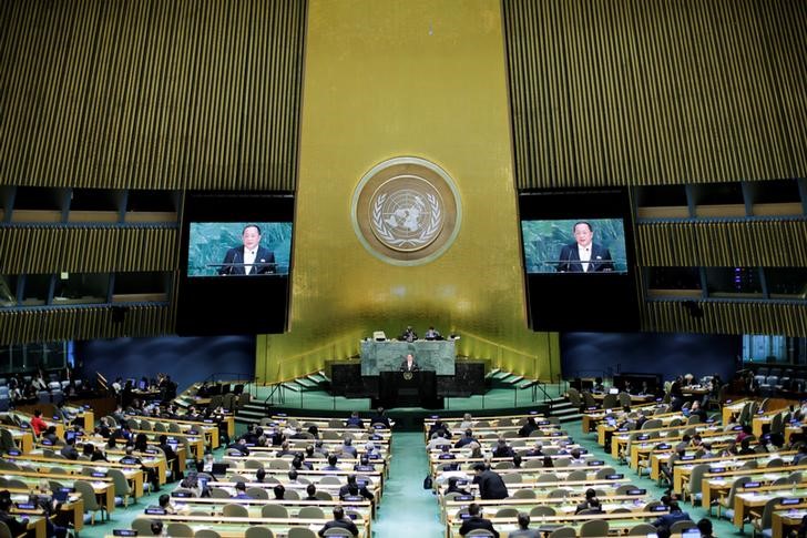 © Reuters. Assembleia Geral da ONU se reúne em Nova York