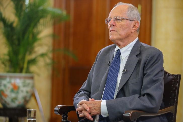 © Reuters. Pedro Pablo Kuczynski concede entrevista em Lima