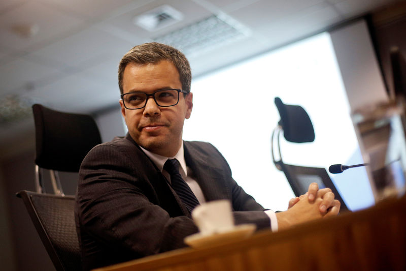 © Reuters. Juliano Noman, diretor da Agência Nacional de Aviação Civil (Anac) durante entrevista à Reuters em Brasília, no Brasil