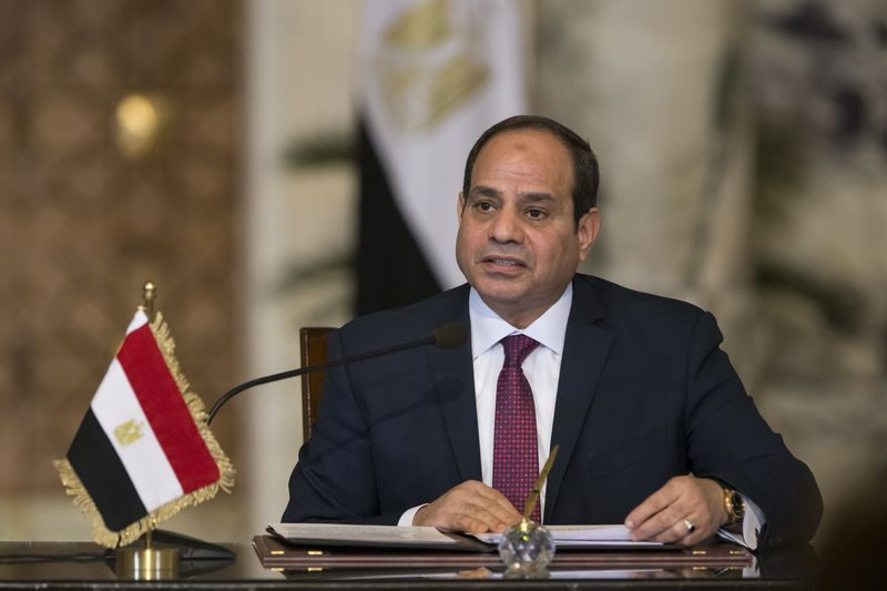 © Reuters. السيسي: مصر ستنفذ مشروعا عمرانيا يتكلف 100 مليار جنيه في سيناء