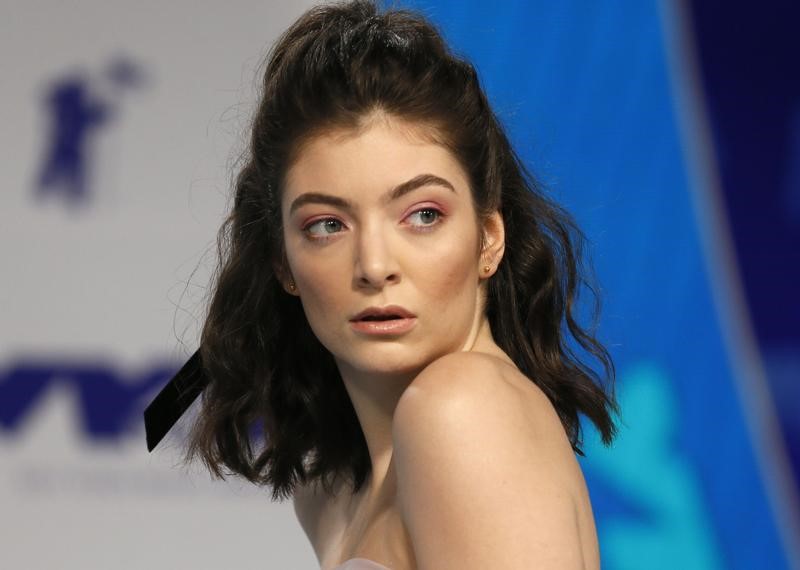 © Reuters. Cantora Lorde durante premiação MTV Video Music Awards, na Califórnia