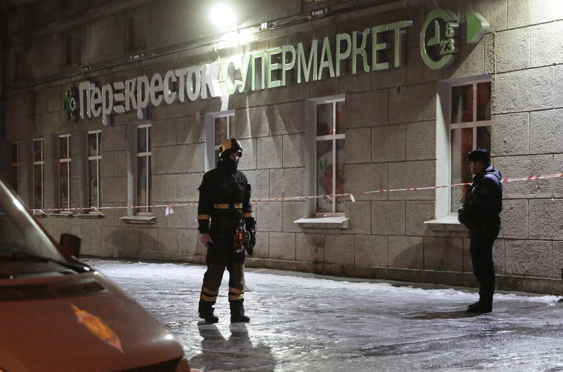 © Reuters. Rusia dice que detuvo a un sospechoso del estallido en supermercado de San Petersburgo