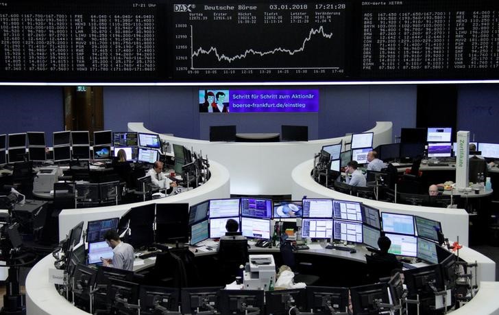 © Reuters. أسهم أوروبا تتعافى بقوة مع صعود الدولار وبورصة وول ستريت