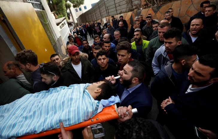 © Reuters. وزارة الصحة:  مقتل فلسطيني برصاص الجيش الإسرائيلي في الضفة الغربية
