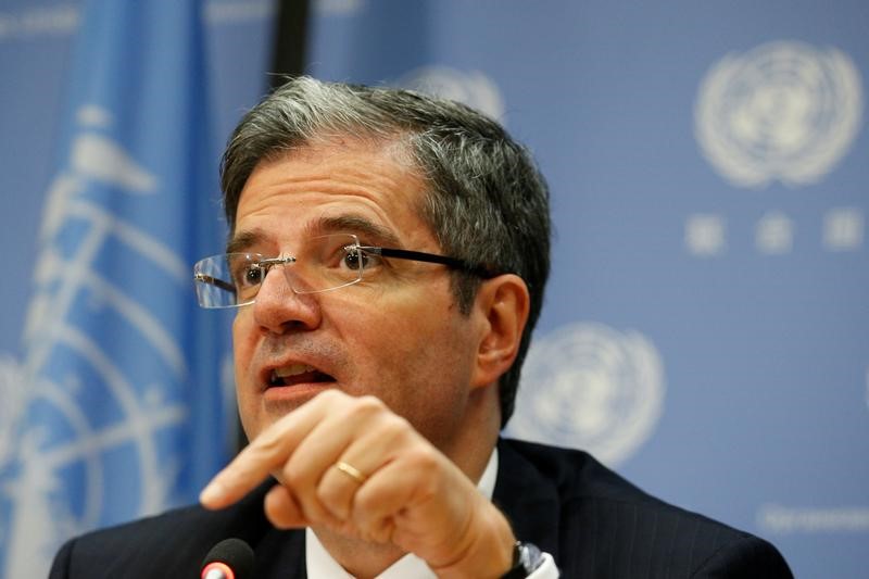 © Reuters. سفير فرنسا لدى الأمم المتحدة: احتجاجات إيران لا تهدد السلام العالمي