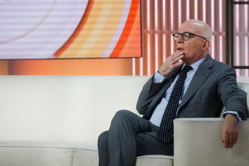 © Reuters. Author Michael Wolff is seen on the set of NBC's 'Today' show prior to an interview about his book "Fire and Fury: Inside the Trump White House" in New York