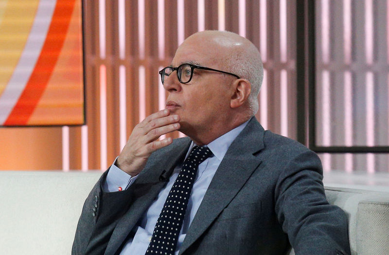 © Reuters. FILE PHOTO:  Author Michael Wolff is seen on the set of NBC's 'Today' show prior to an interview about his book "Fire and Fury: Inside the Trump White House" in New York