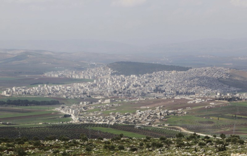 © Reuters. A general view shows the Kurdish city of Afrin
