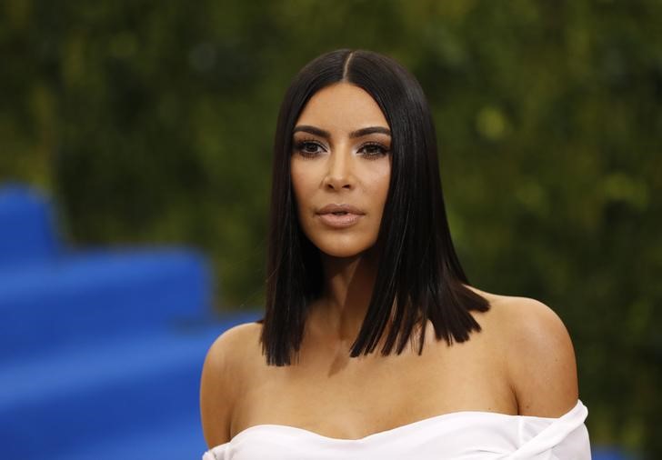 © Reuters. Kim Kardashian chega para evento em Nova York