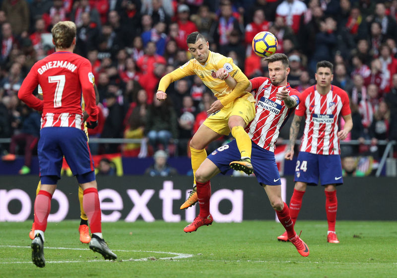 © Reuters. El Atleti se deja dos puntos en casa frente al Girona