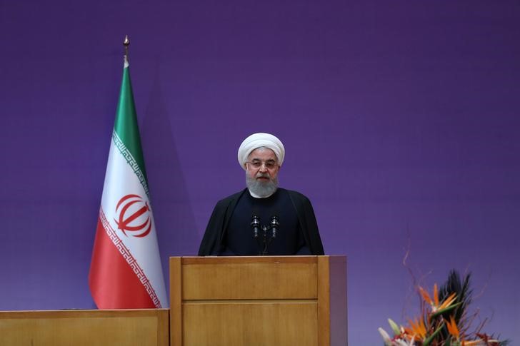 © Reuters. روحاني: نريد تحسين العلاقات مع أكراد العراق