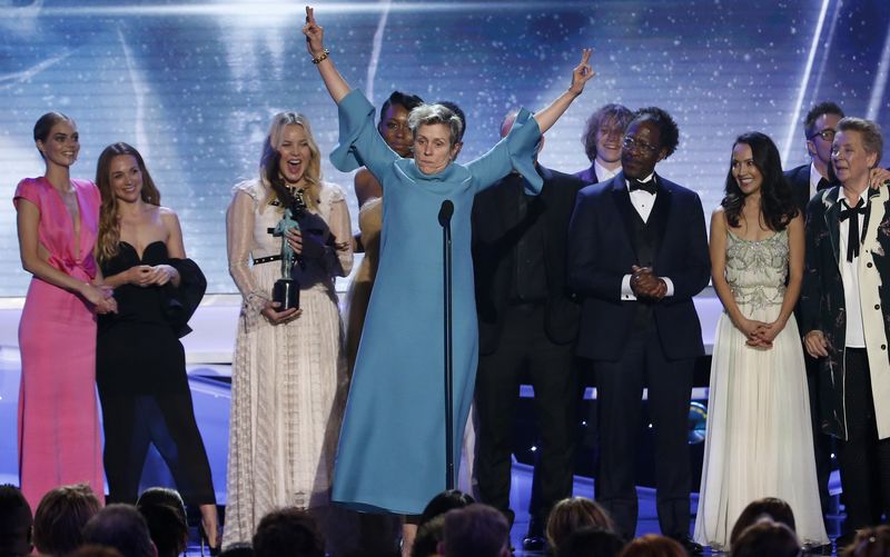 © Reuters. "THREE BILBOARDS" GRAND VAINQUEUR DES SAG AWARDS