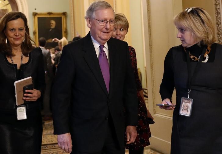 © Reuters. Líder da maioria no Senado dos EUA, o republicano Mitch McConnell