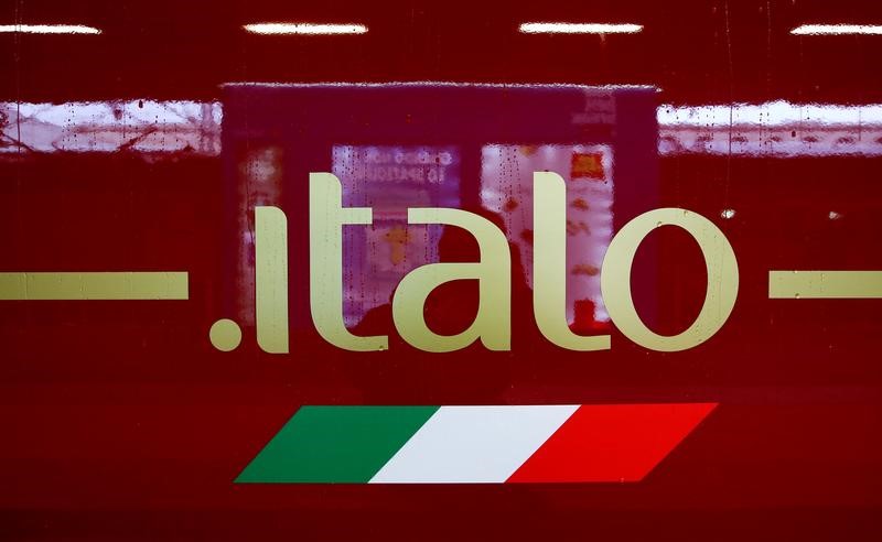 © Reuters. L'OPÉRATEUR FERROVIAIRE ITALO VISE L'EUROPE APRÈS SON IPO