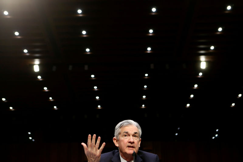 © Reuters. FILE PHOTO: Powell testifies on his nomination to become chairman of the U.S. Federal Reserve in Washington