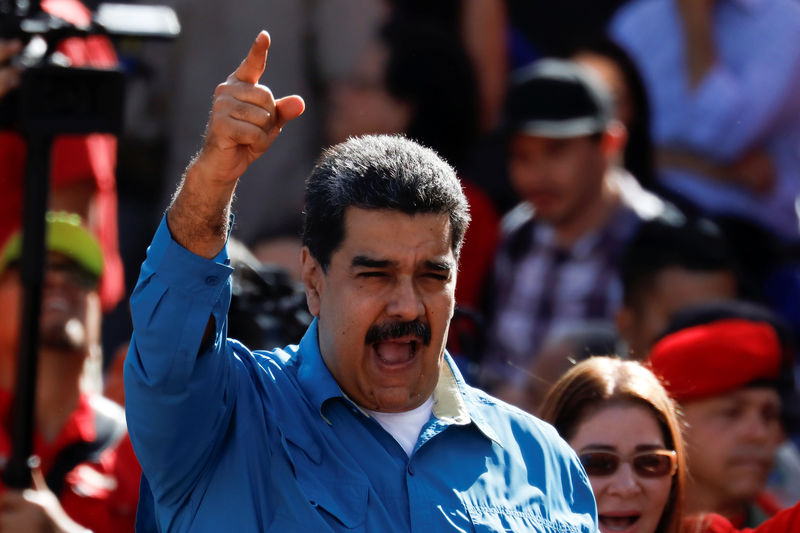 © Reuters. Presidente da Venezuela, Nicolás Maduro, durante evento em Caracas