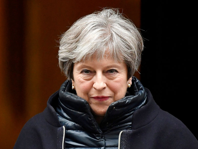 © Reuters. Britain's Prime Minister Theresa May leaves 10 Downing Street, London