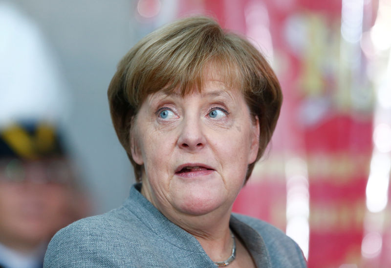 © Reuters. Chanceler alemã, Angela Merkel, durante evento em Berlim