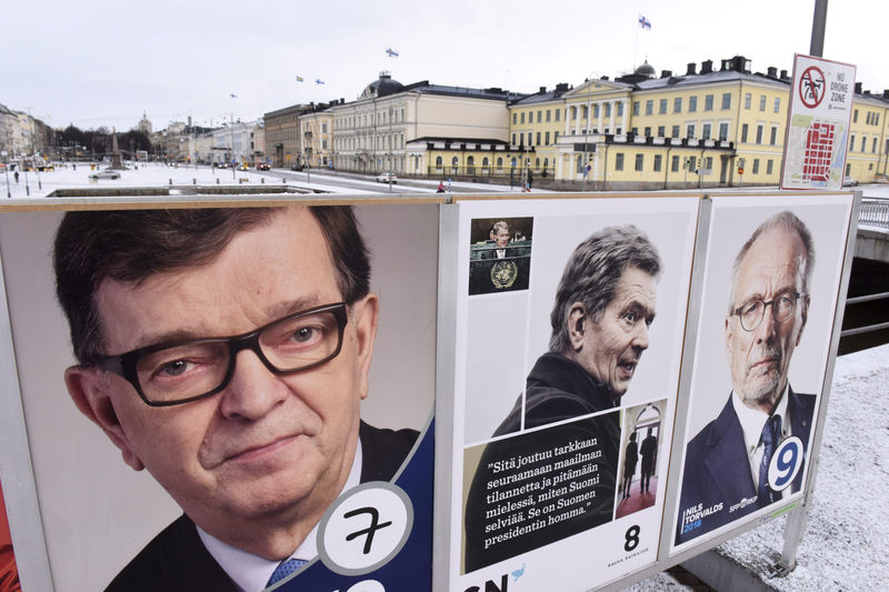 © Reuters. Actual presidente finlandés se perfila para ser reelegido en primera ronda