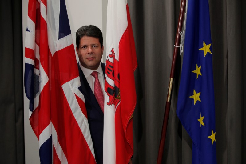 © Reuters. Gibraltar dice que puede implementar el Brexit selectivamente