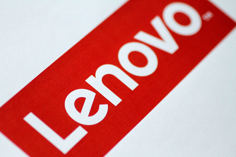 © Reuters. Illustration photo of a Lenovo logo