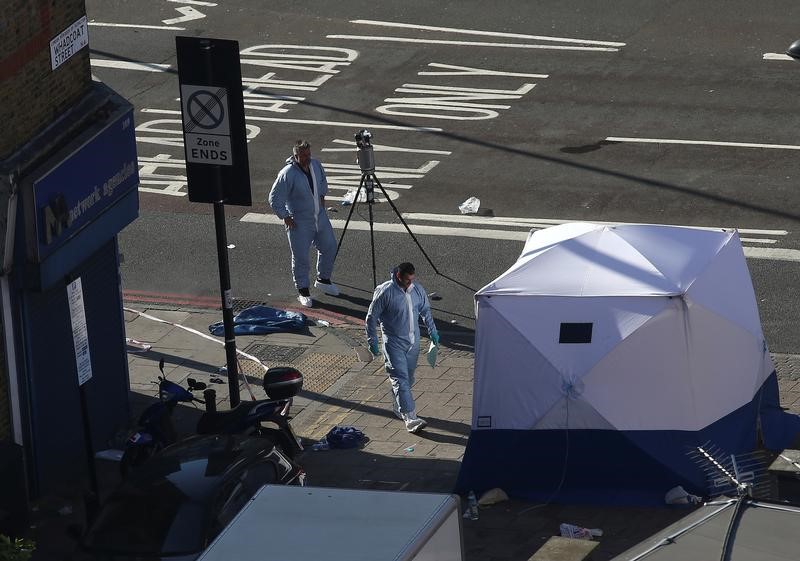 © Reuters. إدانة بريطاني بدهس مصلين مسلمين وقتل أحدهم في لندن