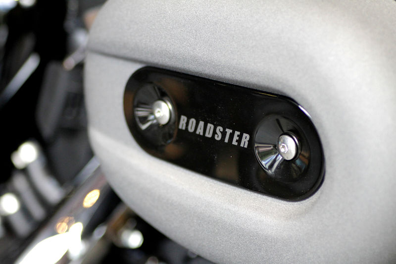 © Reuters. FILE PHOTO: The air cleaner of a Harley Davidson motorcycle is seen in Singapore