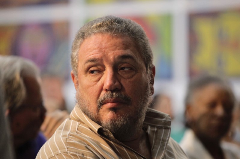 © Reuters. "Fidelito", el hijo mayor de Fidel Castro, se suicida