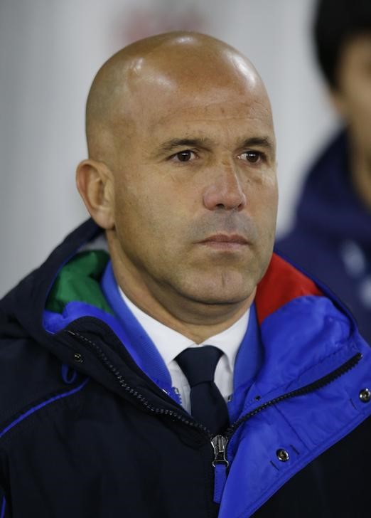 © Reuters. دي بياجيو يتولى تدريب منتخب ايطاليا في مباراتين وديتين في مارس