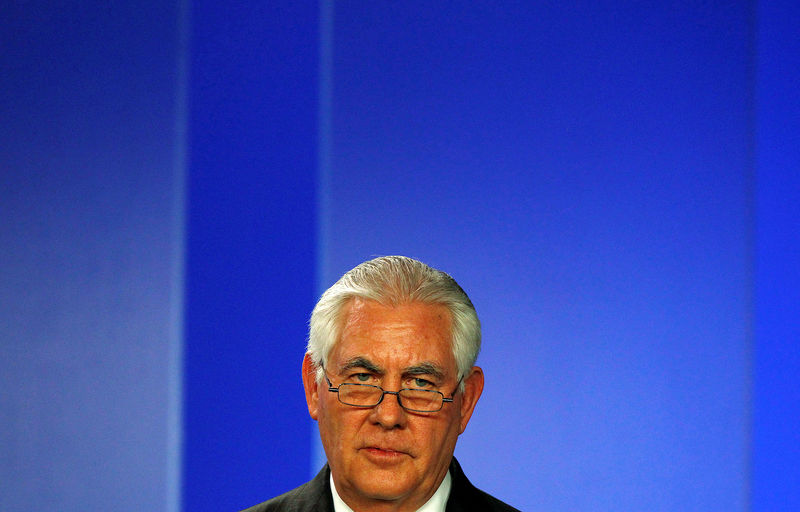 © Reuters. Tillerson concede entrevista em Bogotá