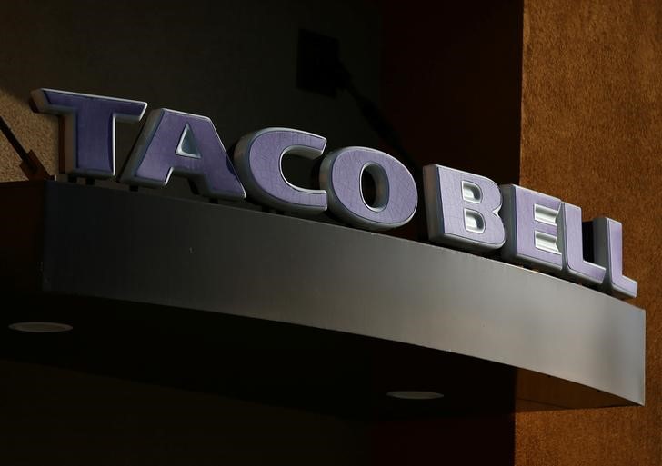 © Reuters. A Yum! Brands Inc. Taco Bell is shown in Encinitas, California