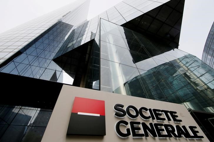 © Reuters. Los beneficios de SocGen superan las expectativas en el cuarto trimestre