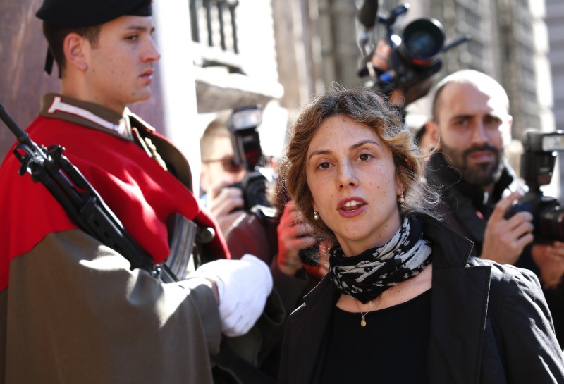 © Reuters. La ministra della Funzione Pubblica Marianna Madia